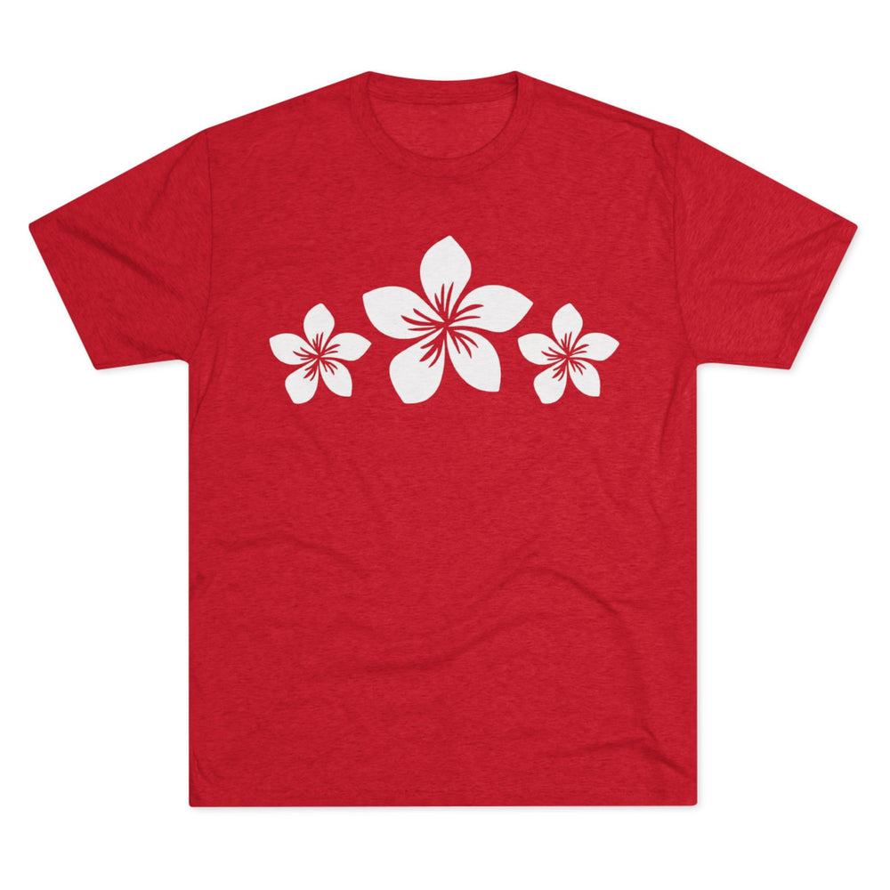 Next Level 6010 | Unisex Tropical Hibiscus Trio – Unisex Tri-Blend Vintage Tee
