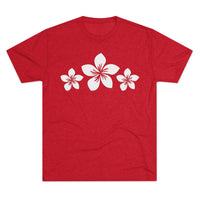 Next Level 6010 | Unisex Tropical Hibiscus Trio – Unisex Tri-Blend Vintage Tee