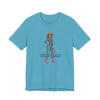 Bella+Canvas3001 | Wild at Heart Cowgirl Tee | Western Valentine, boot heart design