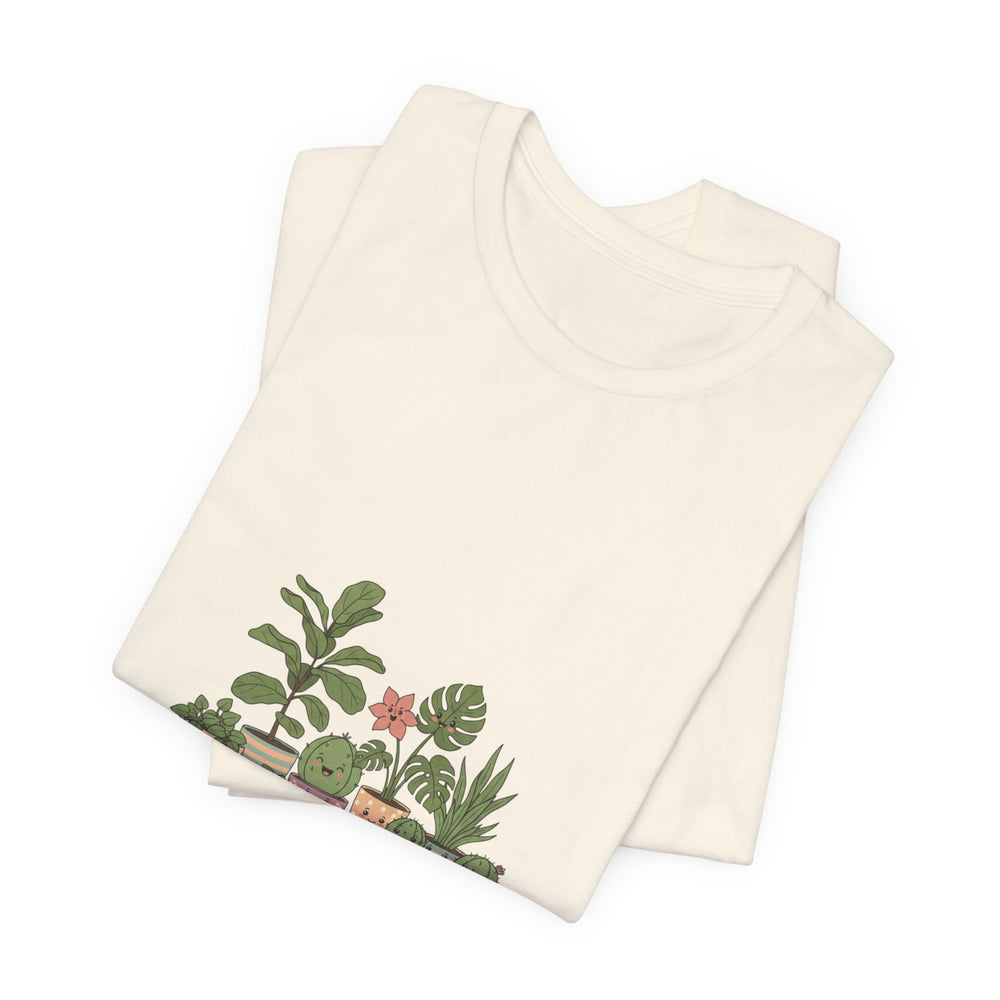 I’m Just Here for the Plants T‑Shirt | Plant Parent Humor, Succulent Pun