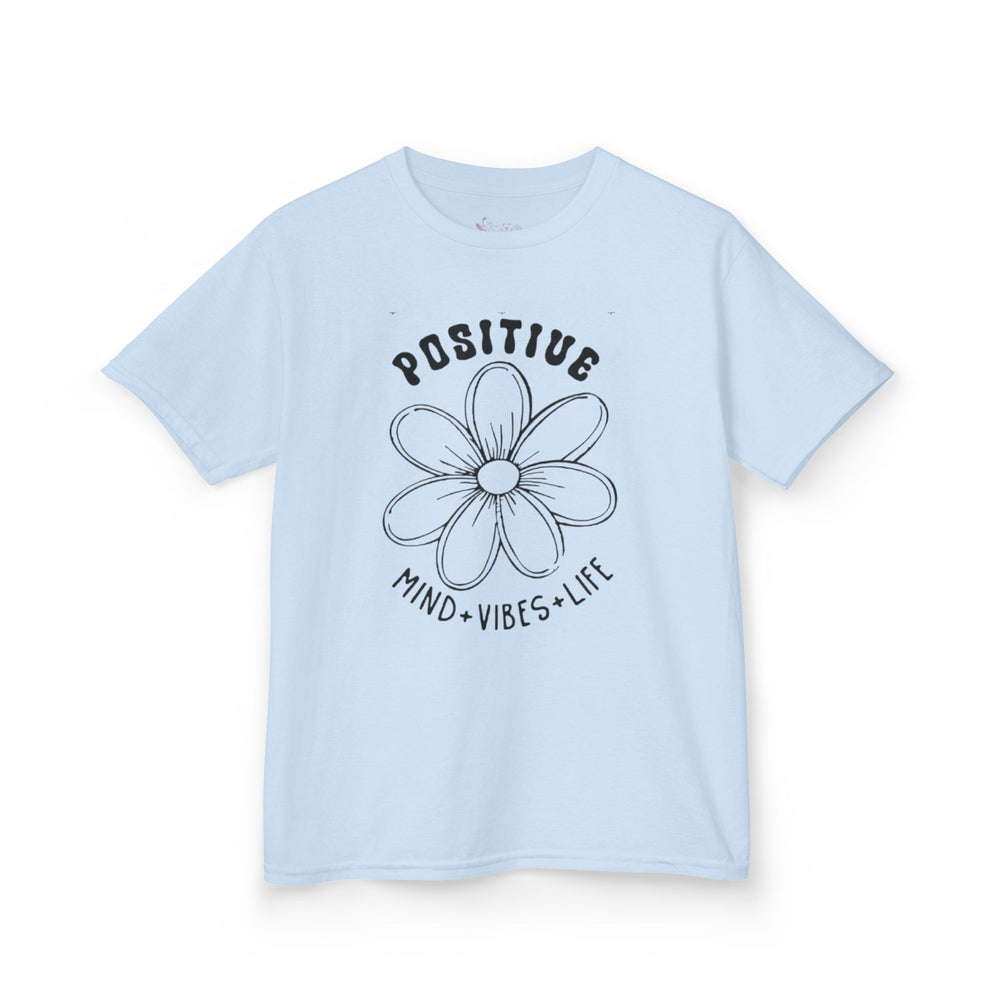 Gildan 5000B | Kids' Positive Vibes Daisy Tee – Mind, Vibes & Life Graphic T-Shirt