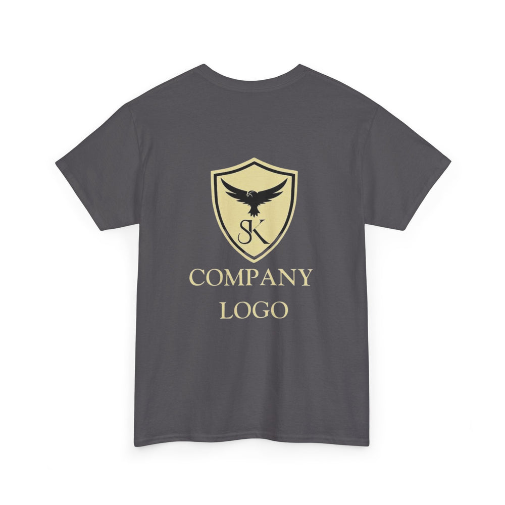 Unisex Heavy Cotton Tee | Custom Company Logo T-shirts, Custom Design Sweatshirts, Personalized Logo Hoodies, Custom Double Sided Print Shirts, Custom Text Shirts