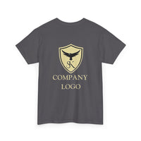 Unisex Heavy Cotton Tee | Custom Company Logo T-shirts, Custom Design Sweatshirts, Personalized Logo Hoodies, Custom Double Sided Print Shirts, Custom Text Shirts