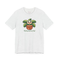 Bella+Canvas3001 | Planting Joy Every Day Tee | Plant Parent Humor, Succulent Pun