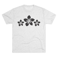 Next Level 6010 | Unisex Tropical Hibiscus Trio – Unisex Tri-Blend Vintage Tee