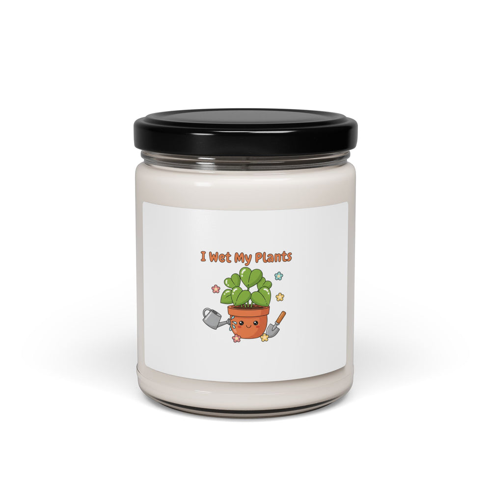 I Wet My Plants Soy Candle | Plant Parent Humor, Succulent Pun