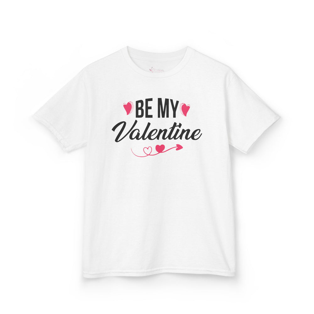 "Be My Valentine" Youth T-Shirt | Cute Heart & Arrow Graphic Tee for Kids | Boys & Girls School Holiday Top
