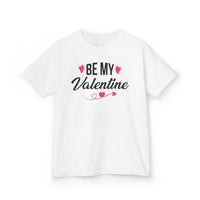 "Be My Valentine" Youth T-Shirt | Cute Heart & Arrow Graphic Tee for Kids | Boys & Girls School Holiday Top