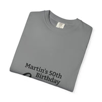 Birthday Crew T-Shirt – Personalized “Martin’s 50th Birthday Crew” Party Tee