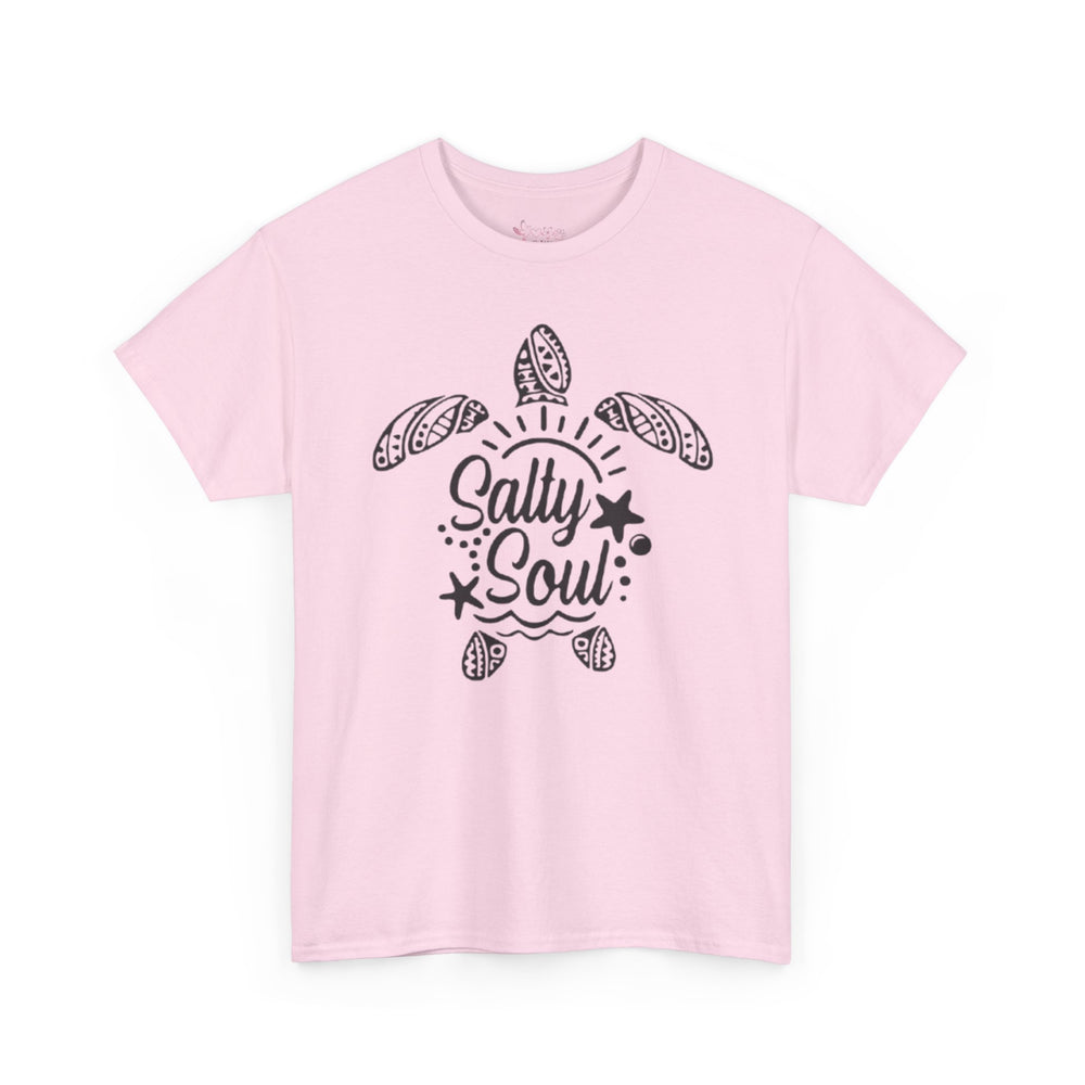 Gildan 5000 | Tribal Sea Turtle Unisex Softstyle Graphic Tee