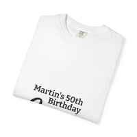 Birthday Crew T-Shirt – Personalized “Martin’s 50th Birthday Crew” Party Tee