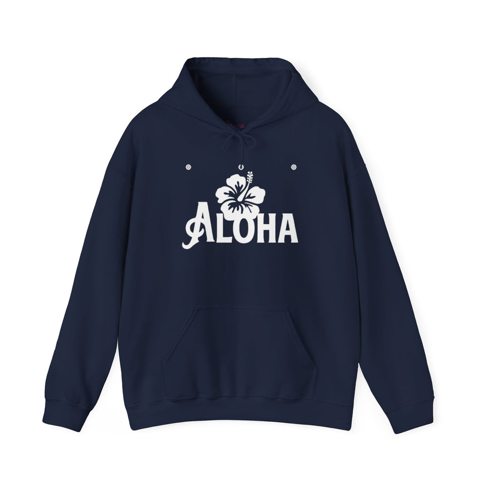 Gildan 18500 | PREMIUM Aloha Hibiscus Unisex Hoodie – Cozy Hawaiian Vibe Sweatshirt