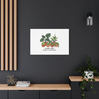 Plant Lady Canvas | Matte Stretched Botanical Pun Wall Art