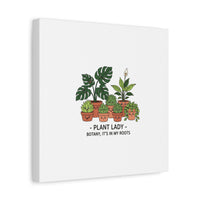 Plant Lady Canvas | Matte Stretched Botanical Pun Wall Art