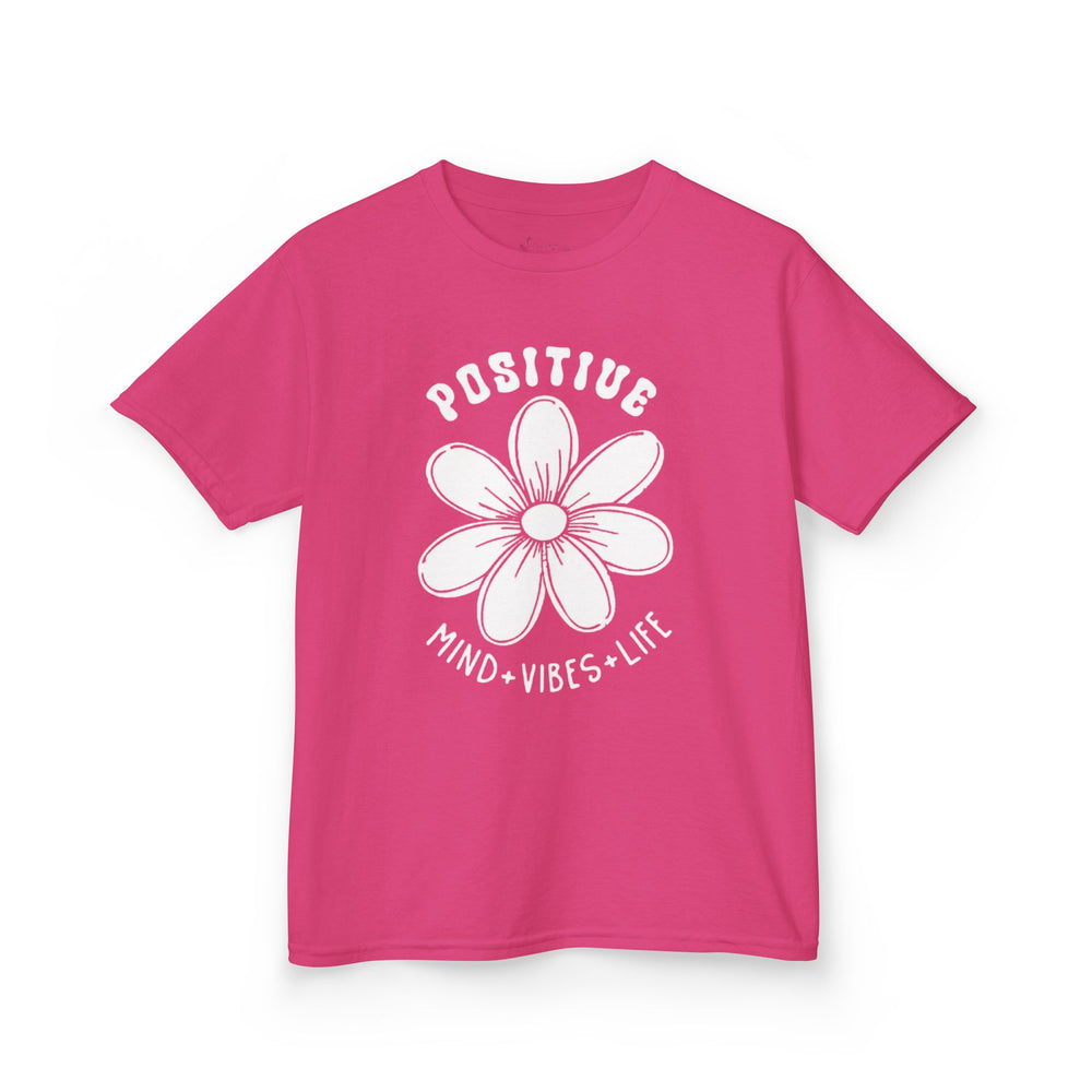 Gildan 5000B | Kids' Positive Vibes Daisy Tee – Mind, Vibes & Life Graphic T-Shirt