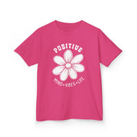 Gildan 5000B | Kids' Positive Vibes Daisy Tee – Mind, Vibes & Life Graphic T-Shirt