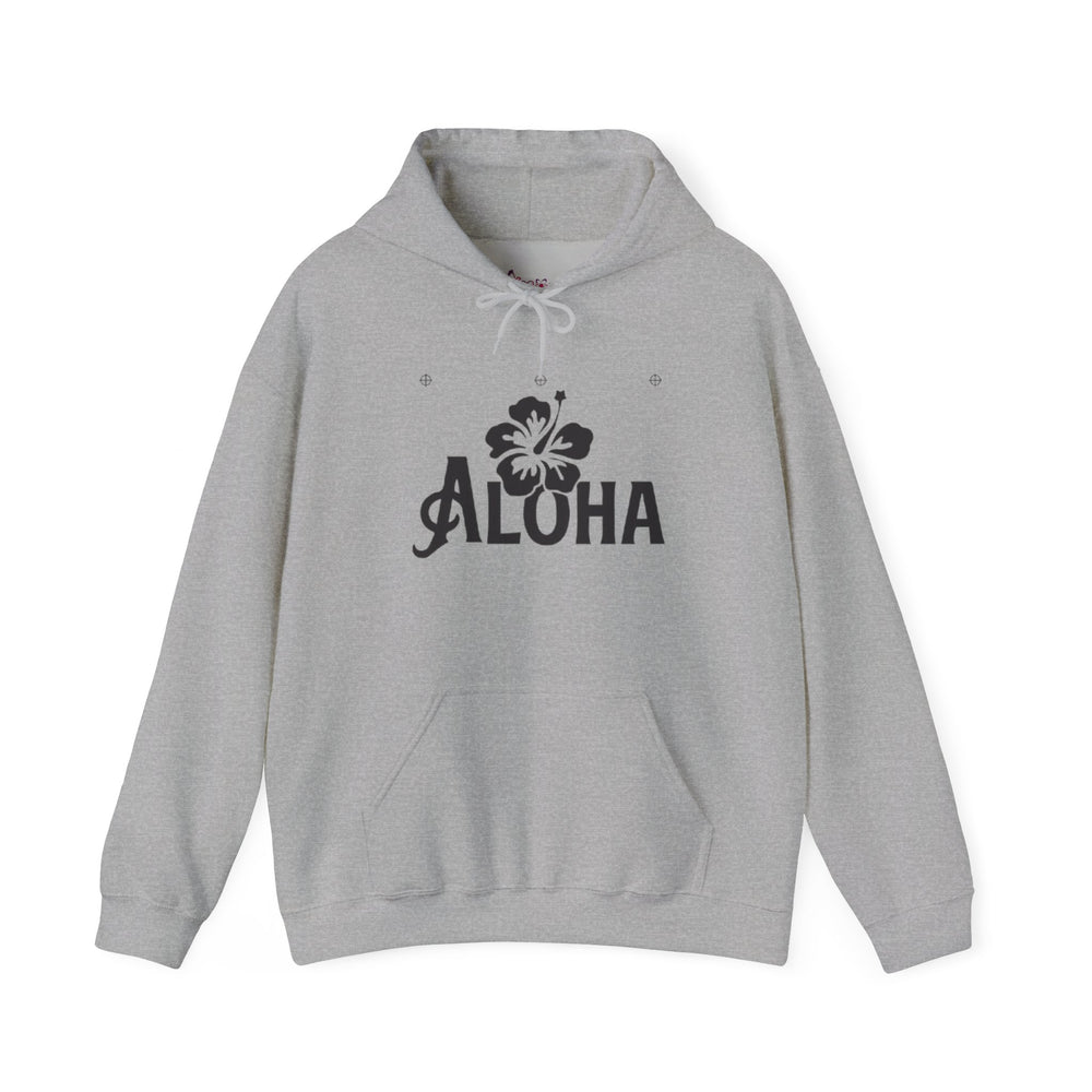 Gildan 18500 | PREMIUM Aloha Hibiscus Unisex Hoodie – Cozy Hawaiian Vibe Sweatshirt