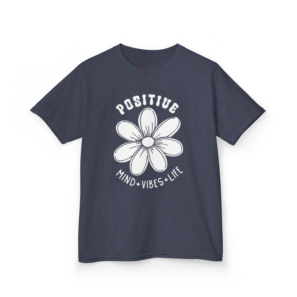 Gildan 5000B | Kids' Positive Vibes Daisy Tee – Mind, Vibes & Life Graphic T-Shirt
