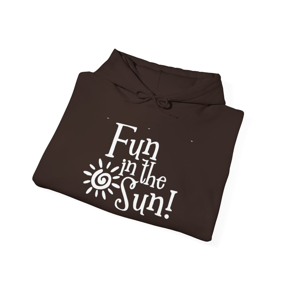 Gildan 18500 | SUNNY "Fun in the Sun" Unisex Hoodie – Cheerful & Cozy Summer Sweatshirt