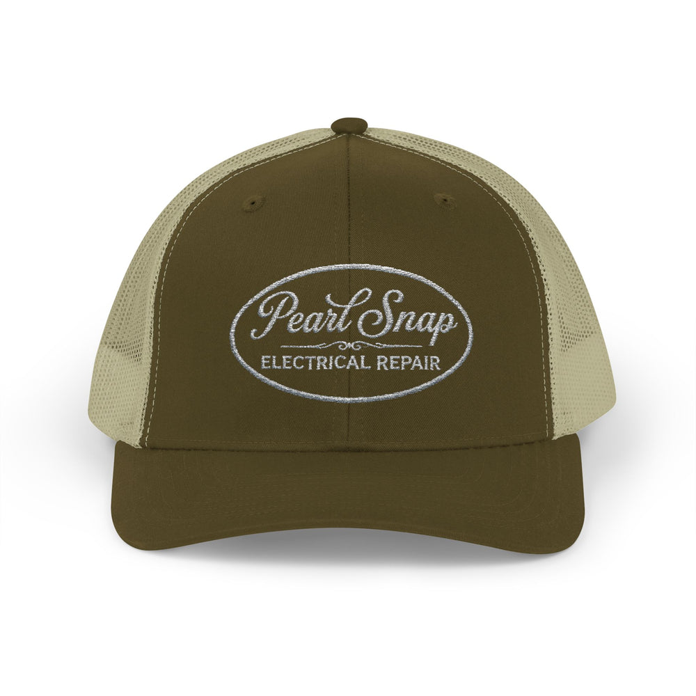 Pearl Snap Electrical Repair Trucker Hat Yupoong · 6606