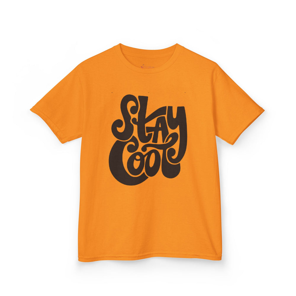 Gildan 5000B | Kids’ "Stay Cool" Retro Graphic Tee – Comfy Cotton T-Shirt