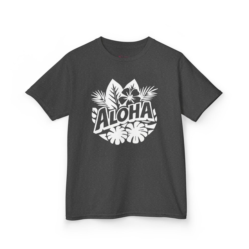 Gildan 5000B | Kids’ Aloha Tropical Vibes Graphic Tee – Fun Summer Style