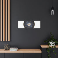 Zodiac Constellation Wheel Canvas, Astrology Art Print | Gold Foil Galaxy