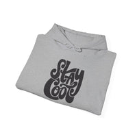 Gildan 18500 | Unisex "Stay Cool" Retro Graphic Hoodie – Bold Puff Lettering Pullover – Premium Soft Fleece Streetwear