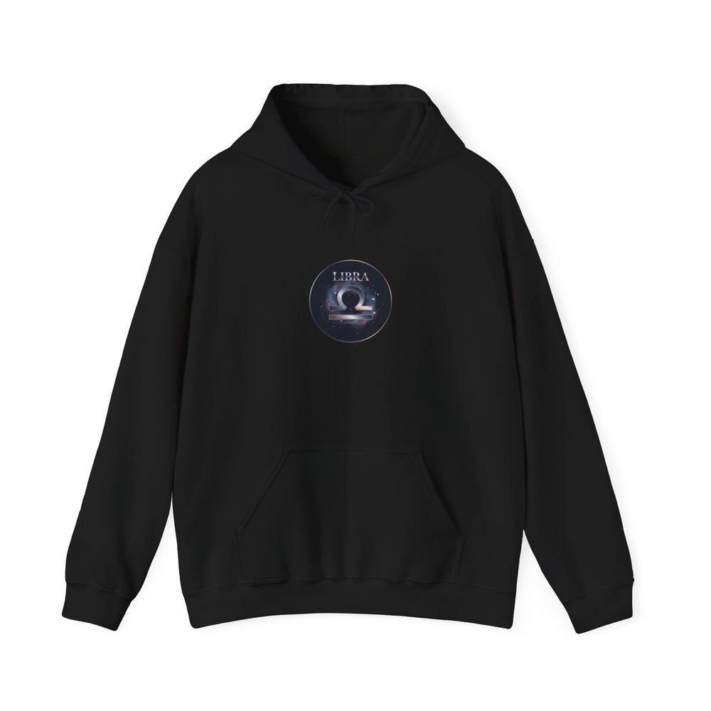 Libra Constellation Hoodie | Zodiac Galaxy, Metallic Foil Accents