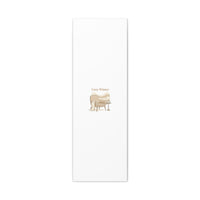 Cozy Winter minimal line art Canvas | Slow Life, soft life neutral wall decor