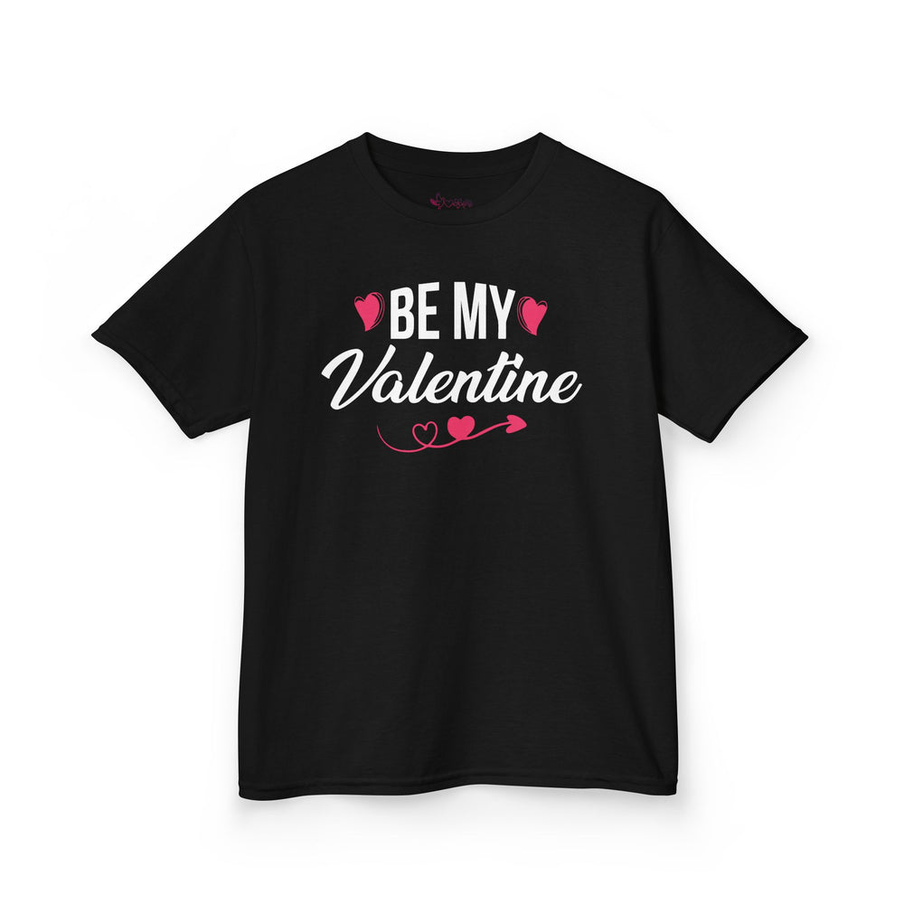 "Be My Valentine" Youth T-Shirt | Cute Heart & Arrow Graphic Tee for Kids | Boys & Girls School Holiday Top