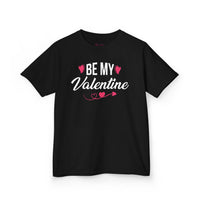 "Be My Valentine" Youth T-Shirt | Cute Heart & Arrow Graphic Tee for Kids | Boys & Girls School Holiday Top