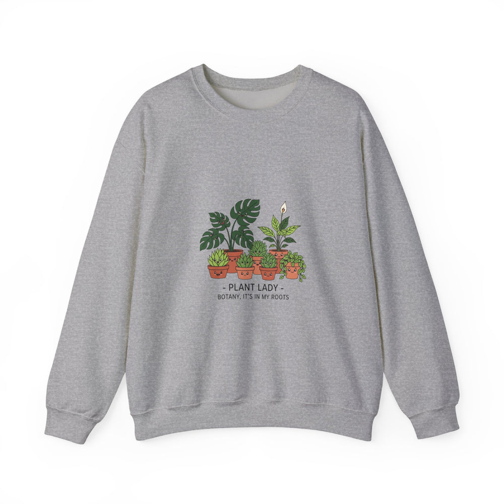 Plant Lady Sweatshirt | plant mom, succulent pun, sage cream botanical