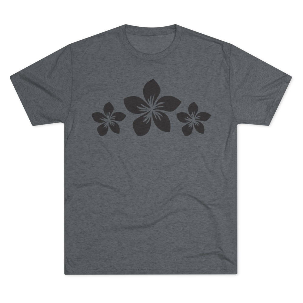 Next Level 6010 | Unisex Tropical Hibiscus Trio – Unisex Tri-Blend Vintage Tee