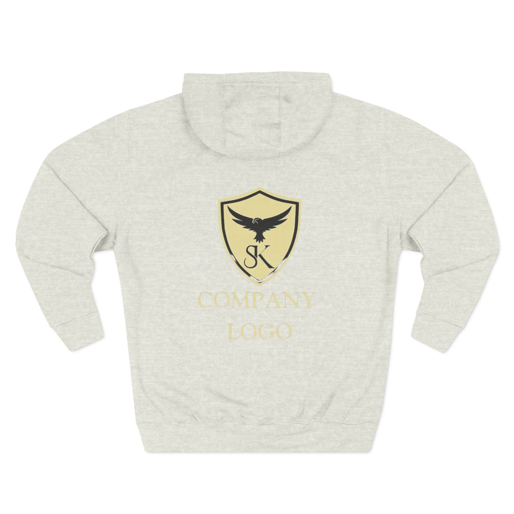 Three-Panel Fleece Hoodie