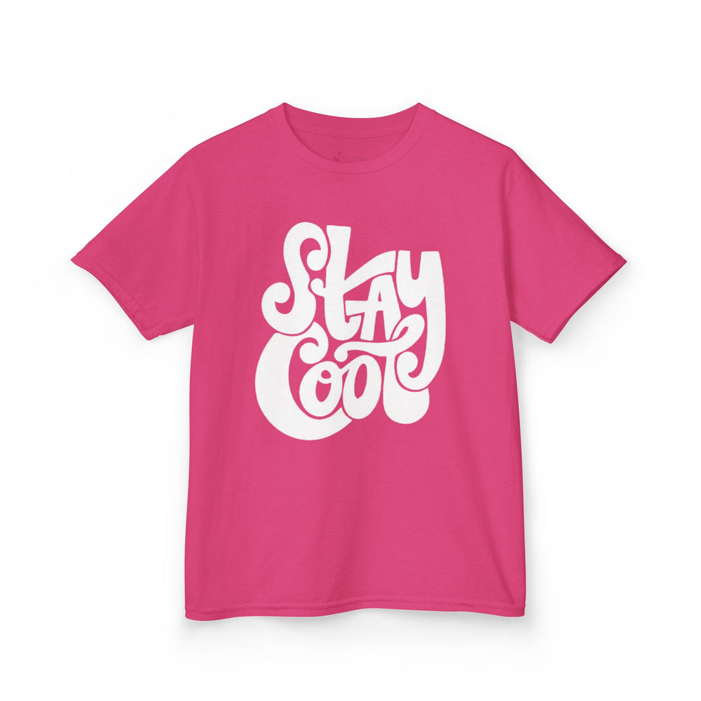 Gildan 5000B | Kids’ "Stay Cool" Retro Graphic Tee – Comfy Cotton T-Shirt