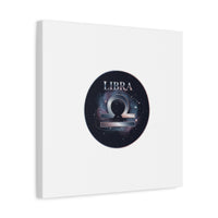 Libra Zodiac Canvas, Astrology Wall Art | Constellation Galaxy Print
