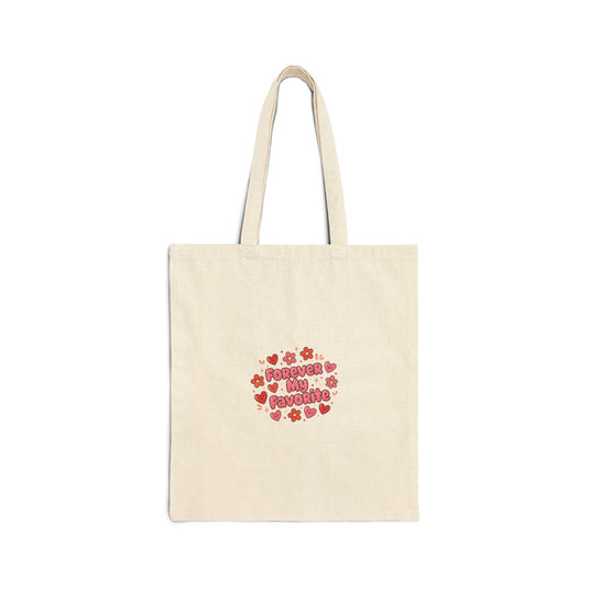 Galentine’s Bestie Tote | Friendship Flowers, Pink Red Wordplay