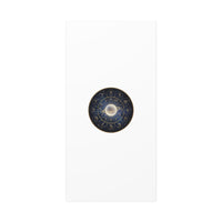 Zodiac Constellation Wheel Canvas, Astrology Art Print | Gold Foil Galaxy