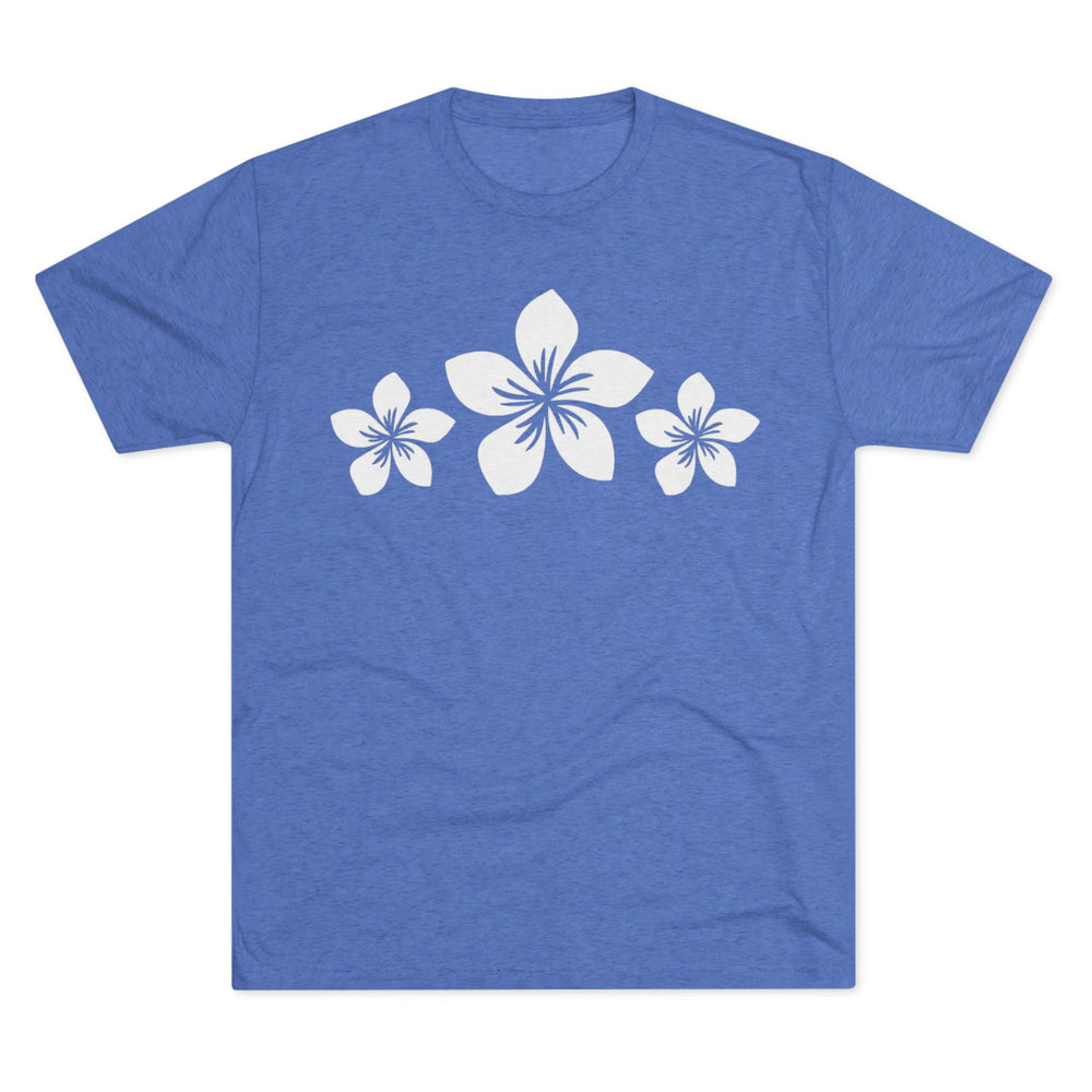 Next Level 6010 | Unisex Tropical Hibiscus Trio – Unisex Tri-Blend Vintage Tee