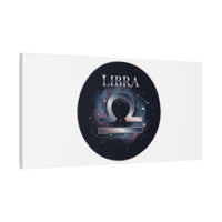 Libra Zodiac Canvas, Astrology Wall Art | Constellation Galaxy Print