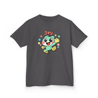 Gildan 5000B | The "Joy" Character Tee: Kids' Joyful Cartoon Character T-Shirt – Bright & Playful Design | Toddler & Youth "Joy" Graphic Tee – Cute Kawaii Style Mascot | Colorful "Joy" Stars & Bubbles...