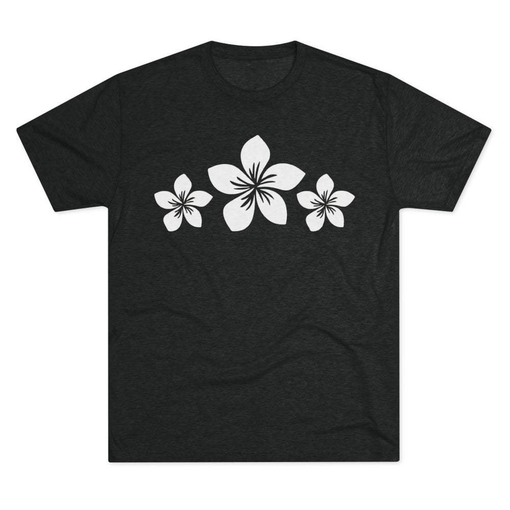 Next Level 6010 | Unisex Tropical Hibiscus Trio – Unisex Tri-Blend Vintage Tee