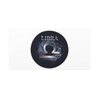 Libra Zodiac Canvas, Astrology Wall Art | Constellation Galaxy Print