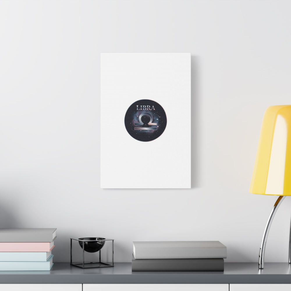 Libra Zodiac Canvas, Astrology Wall Art | Constellation Galaxy Print