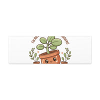 Plant-astic Pun Canvas | Stretched Matte Botanical Wall Art