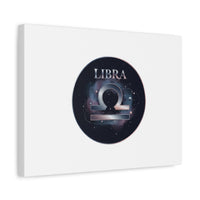Libra Zodiac Canvas, Astrology Wall Art | Constellation Galaxy Print