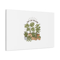 Can't Leaf You Alone Canvas | Plant Parent Humor, Sage Botanical Art
