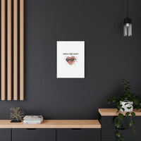 Single and Sassy Canvas | Anti Valentine Wall Art, Funny Valentine Poster