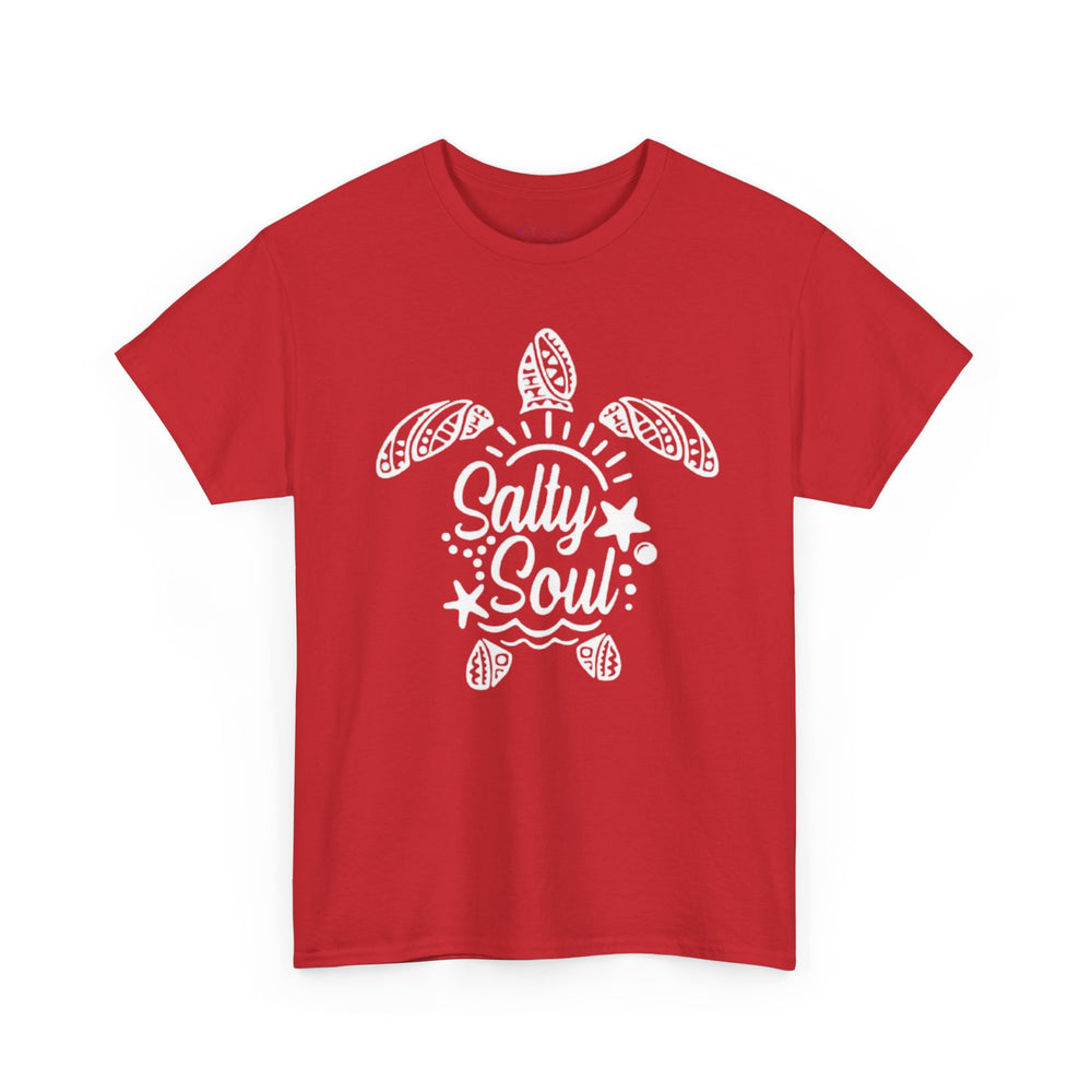 Gildan 5000 | Tribal Sea Turtle Unisex Softstyle Graphic Tee